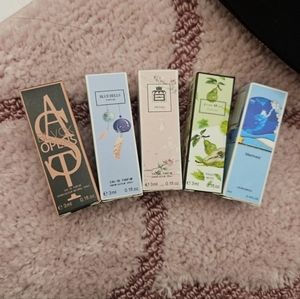 5 NIB *FRAGRANCE Samples* 3ml Spray Vials.